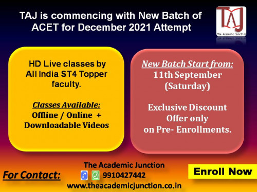 To all our Fresher students planning for Actuarial Science, have a look at first class of ACET/ CM1 and plan your Actuarial Career. Take Actuarial Science Online Coaching demo and after that Join TAJ  to complement your study experience with them call at 09910427442.

Start your Actuarial Journey today!
* Classroom, Online and Video Classes Available.

Visit https://youtu.be/oPIQhH3kGHo

For details contact-
TAJ- The Academic Junction
9910427442

YouTube - https://youtube.com/channel/UCG-sBwMazjxEgf1ZQ9DfoNg
LinkedIn -https://www.linkedin.com/company/the-academic-junction
Instagram- https://instagram.com/theacademicjunction?igshid=17gh8vloq3hx8

#AcetCoachingNearMe  #ActuarialScienceVideoLectures #BestActuarialScienceCoachingInMumbai #OnlineActuarialScienceClasses  #OnlineActuarialCoaching #ActuarialScienceDTHClasses #Actuarial Science  #BestActuarialScienceInstitutesinIndia #BestActuarialScienceInstitutesinMumbai #BestActuarialScienceInstitutesinBangalore #BestActuarialScienceInstitutesinKolkata #ActuarialScienceInstitutesinIndia