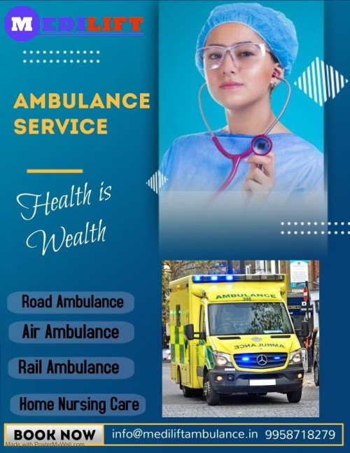 Medilift Ambulance Service in Gaya, Bihar have no hidden cost and we are only standing with the safe hand treatment, small-cost, skilled, consistent services, and on-call doctors’ advice services during the patient’s transportation.
.
.
Visit More:- https://bit.ly/3AQQWCW  
.
.
#ambulanceserviceingaya #ambulnceservicefromgaya