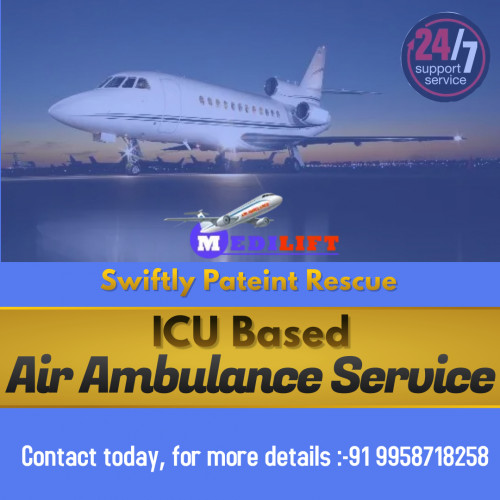 Medilift Air Ambulance in Bhopal and Berhampur offers the all topmost medical solution inside the aircraft for immediate and safe patient shifting of the patient in any medical complication or hazard.

More@ https://bit.ly/2DKz6qv

Visit@ https://bit.ly/3Q0VQqb