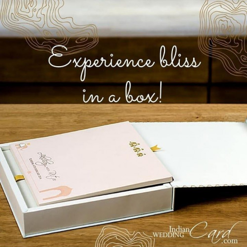 Experience bliss in a box! A card in a box is definitely an exceptional way of announcing your upcoming marriage. Apart from have a unique presentation format, wedding card with box features some of most creative and inspired designs. Get this majestic box wedding invitation card now at Indian Wedding Card Online store. Our designs are simply spectacular and we guarantee you will fall in love with all them. @ https://www.indianweddingcard.com/Card-with-Box.html