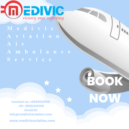 The best Air Ambulance Service in Patna is provided by Medivic Aviation which is known for its A1 Service. We provide stretchers and wheelchairs, allowing patients with co-morbidities to avail themselves of the advanced medical facilities offered by us.
More@ https://bit.ly/2H9Y4Sj