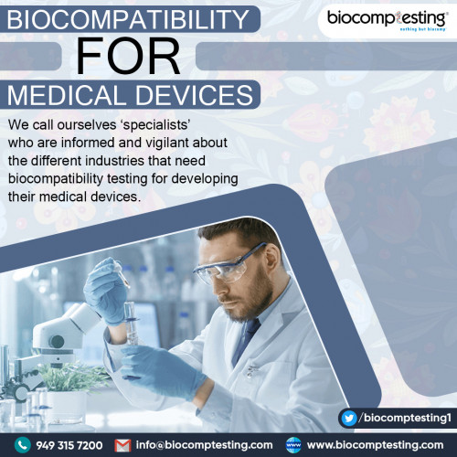 We provide biocompatibility for medical devices at reasonable prices in the USA. Biocompatibility refers to testing to determine the “potential for an unacceptable adverse biological response resulting from contact of the component materials of the device with the body.” Contact us now!