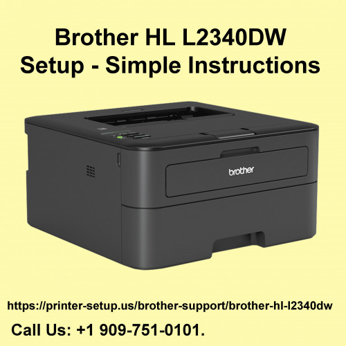 Brother HL L2340DW Setup Simple Instructions