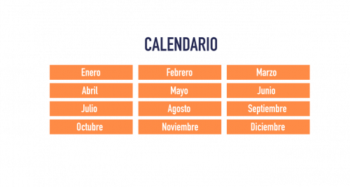 Calendario de Conmemoraciones Naranja