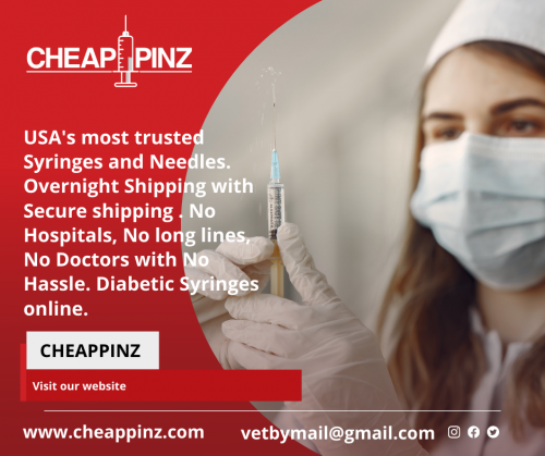 USA's most trusted medical syringes and needles. Overnight Shipping with Secure shipping. No Hospitals, No long lines, No Doctors with No Hassle. Diabetic Syringes online.