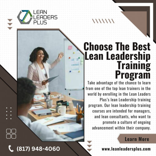 Take advantage of the chance to learn from one of the top lean trainers in the world by enrolling in the Lean Leaders Plus’s lean Leadership training program. Our lean leadership training courses are intended for managers, and lean consultants, who want to promote a culture of ongoing advancement within their company.