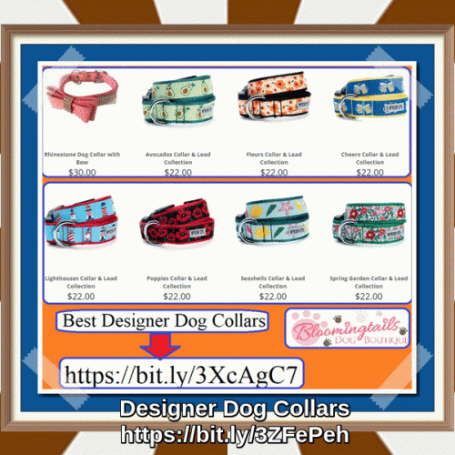 Here you can find a range of dog collars of different colors, type that suit your pet’s neck. We have leather, ribbon & fabric, water proof collars for your pet. Check our online store today!    https://bit.ly/3QKvWHD