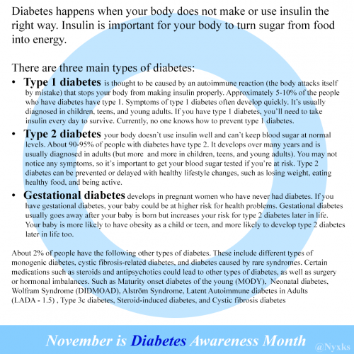 November is Diabetes Awareness Month - image 3