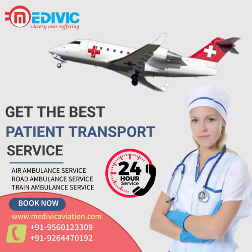 Medivic Aviation Air Ambulance Service in Raipur provides timely medical transfer and helps patients to reach medical treatment without wasting time. Our service is presented at a cost-effective budget so that patients are able to get the benefit from it every time possible.
More@ https://bit.ly/2M2nWnG