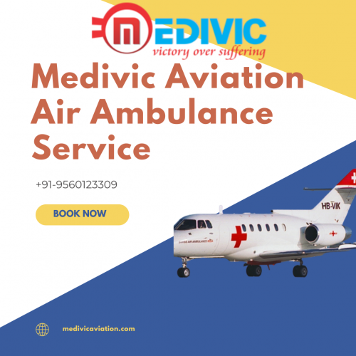 Medivic Aviation Air Ambulance Service in Delhi is providing Air Ambulance to patients in just a few minutes. Our Air Ambulance is very famous in Delhi. We are available for the patient 24*7 hours and provide them with well-trained medical staff that will help the patient to care in emergency situations. 
Web@ https://bit.ly/2twOv8w