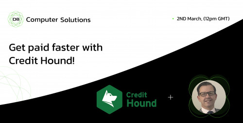 We're excited to invite you to our upcoming webinar on 2 March, where we'll be introducing Credit Hound - an innovative credit control software that has been designed to streamline your credit control processes and help you get paid faster.