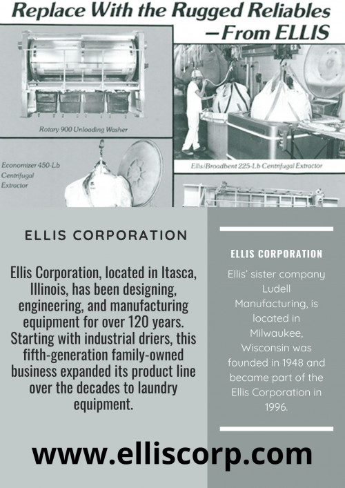 For over 100 years Ellis has been providing municipalities industry leading industrial water processing and wastewater treatment systems. Contact us today at https://www.elliscorp.com/