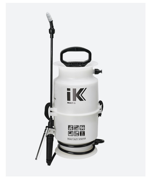 IK MULTI 6, ACID SPRAYER FOR CLEANING, DISINFECTION, CAR WASH, DETAILING