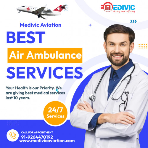 Medivic Aviation Air Ambulance from Guwahati to Mumbai provides risk-free patient transportation with a highly experienced medical team. So take advantage of our services and relocate your loved one anywhere in India.  
More@ https://bit.ly/2FN97z4