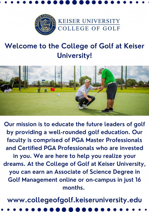 Ken Martin, PGA Certified Professional Instructor at Keiser University College of Golf, gives you examples of golf mistakes that even the best golf players in the world make, such as which golf club to use at the right time. Find out how to avoid some of the mistakes of professional golfers.

Keiser University College of Golf
2600 N. Military Trail
West Palm Beach FL 33409
888.355.4465 / 561.478.5500
https://collegeofgolf.keiseruniversity.edu/