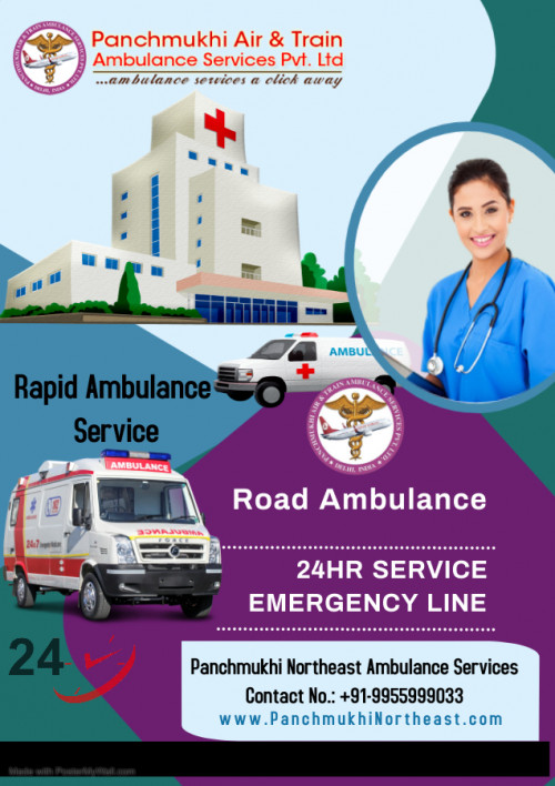 Panchmukhi Northeast is famous for helping peoples and providing rapid ambulance service from Badarpur, Assam to other cities in India. Our main motive to help peoples and gives instant relief by our Ambulance service in Badarpur, Assam
Visit more: https://bit.ly/39w8YPT