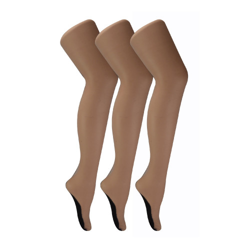 SEAMEDTIGHTS X3 Nude Black