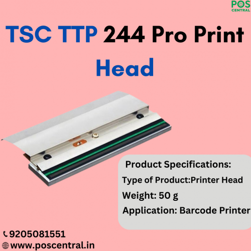 The TSC TTP 244 pro head is a reliable component for your printing needs. Engineered for efficiency and durability, this print head ensures crisp and clear prints every time. With its user-friendly design, it's easy to install and maintain, saving you time and effort. Whether you're printing labels, receipts, or other documents, this print head delivers consistent quality. Upgrade your printing setup with this print head for reliable performance and professional results. For more detailed information about the TSC 244 pro head, it's best to visit the POS Central India's website. Visit https://www.poscentral.in/tsc-ttp-244-pro-98-0570022-21lf-print-head.html