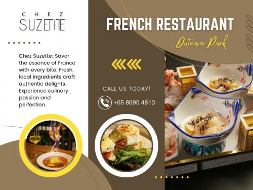 If you're in the mood for a culinary adventure and crave the flavors of France, look no further than Chez Suzette in Outram Park. This charming French restaurant Outram Park combines warm hospitality, a cozy ambiance, and a menu filled with authentic French delights. 

Official Website : https://www.chezsuzette.sg/

Chez Suzette
Address: 5 Teck Lim Rd, #01-01, Singapore 088383
Phone: +6586904810

Find us on Google Maps: https://maps.app.goo.gl/KzY5ko9t3hDgZFRo9

Our Profile: https://gifyu.com/chezsuzette

More Images:
https://rcut.in/YKJyTk13
https://rcut.in/0hkhYhSs
https://rcut.in/9YselIQO
https://rcut.in/KuAKsSzU
https://rcut.in/7Hk2nheL
https://rcut.in/deemi2vY