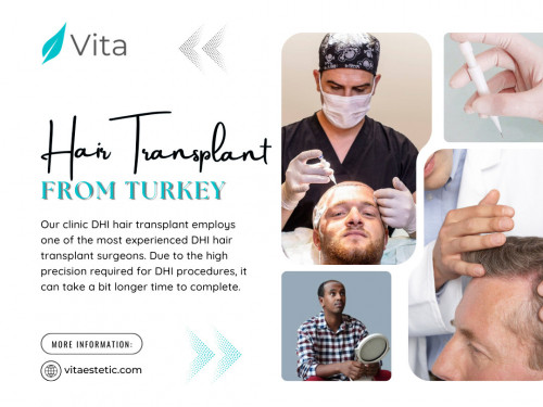 Embarking on a ⁠⁠ hair transplant from Turkey can be a transformative experience, and having a clear understanding of the process is crucial. The answers to these frequently asked questions provide a foundation for making informed decisions about a hair transplant in Turkey. Consultation with experienced professionals at Visa Estetic and open communication about your concerns and expectations will further ensure a positive and successful experience. 

Official Website: https://vitaestetic.com/

Click here for More Information: https://vitaestetic.com/dhi-hair-transplant-in-turkey/

Call Us: +90 544 363 39 91

Our Profile: https://gifyu.com/vitaestetic

More Photos: 

http://tinyurl.com/3hftnsjf
http://tinyurl.com/2bet9zr4
http://tinyurl.com/2844lpzx
http://tinyurl.com/2bwy5jrh