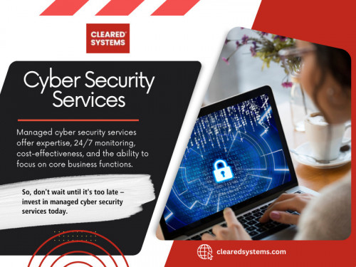 The foundation of a successful GCC High migration lies in a comprehensive security assessment. Organizations must conduct an extensive analysis of their existing cyber security services, identifying vulnerabilities and potential risks. 

For more info click here: https://clearedsystems.com/migrating-to-microsoft-gcc-high

Official Website: https://clearedsystems.com

Google Business Site: https://clearedsystems.business.site

Contact Now: Computer Security Service in Fairfax
Address: 10306 Eaton Pl Suite 300, Fairfax, VA 22030, United States
Phone: +17038703709

Find us on Google Map: https://maps.app.goo.gl/3zWEHFieACwZS69b6

Our Profile: https://gifyu.com/clearedsystems
More Images: https://is.gd/mKoZl5
https://is.gd/bbsfuY
https://is.gd/isC4Np
https://is.gd/m0LMv4