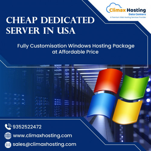Climax Hosting is one of the top Dedicated Server Hosting Provider in USA.  A dedicated server doesn't allow your website processes to access resources like disk space, RAM, and Bandwidth from another operating system. If you are looking for a server that needs less power to run, you can choose the Linux dedicated server. Windows dedicated server requires 3 to 6 times more power and space to handle the load due to heavy traffic on the website.

Visit Us :https://www.climaxhosting.com/us-dedicated-server.php