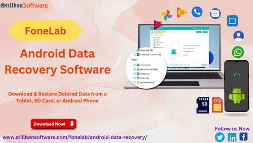 The best software for recovering deleted or erased data from FoneLab Android Data Recovery Software. Contacts, messages, music, images, and much more can be readily restored.

Check for more details at: https://www.stillbonsoftware.com/fonelab/android-data-recovery/