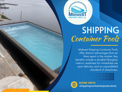Shipping container pools are exactly what the name suggests – repurposed shipping containers transformed into fully functional swimming pools. 

Official Website: https://shippingcontainerpools.store

Contact: Midwest Container Pools
Location: Tonganoxie, KS 66048, USA
Phone: 913-786-4191

Our Profile: https://gifyu.com/midwestcontainer
More Images: https://is.gd/QDlEAu
https://is.gd/teiaPY
https://is.gd/988JjD
https://is.gd/vrkzm9
