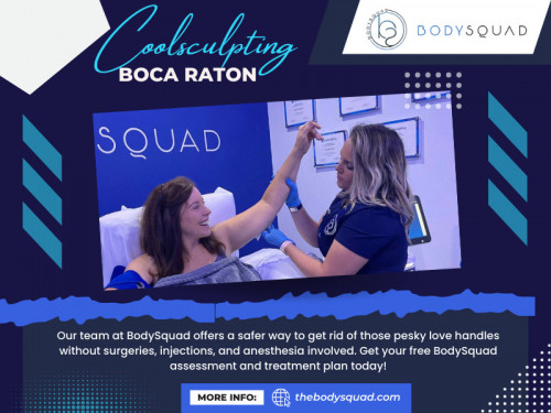 At BodySquad, our experienced team is dedicated to helping you achieve your aesthetic goals with confidence and comfort. 
Schedule a consultation today to discover how CoolSculpting in Boca Raton can transform your body and boost your self-confidence. To know more about Emsculpt Boca Raton, visit our website.

To learn more about our services, Check out our website: https://thebodysquad.com

Find us on Google Maps: http://maps.app.goo.gl/BSS6Wq9JnG1qFvKAA

Look at our Google Business site: https://bodysquad.business.site

Contact Now: BodySquad
Address: 151 E Palmetto Park Rd, Boca Raton, FL 33432, United States
Phone: +1 561-903-4945

Our Profile: https://gifyu.com/thebodysquad
More Images: http://tinyurl.com/2yjrblq7
http://tinyurl.com/25pxcttc
http://tinyurl.com/22e8p3k8
http://tinyurl.com/2yn8hfd3