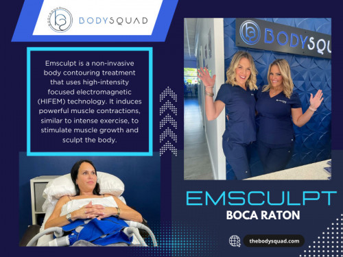 In recent years, non-invasive body sculpting has seen significant advancements, with Emsculpt Boca Raton emerging as an innovative option that can effectively tone and define muscles without surgical intervention. 

To learn more about our services, Check out our website: https://thebodysquad.com

Find us on Google Maps: http://maps.app.goo.gl/BSS6Wq9JnG1qFvKAA

Look at our Google Business site: https://bodysquad.business.site

Contact Now: BodySquad
Address: 151 E Palmetto Park Rd, Boca Raton, FL 33432, United States
Phone: +1 561-903-4945

Our Profile: https://gifyu.com/thebodysquad
More Images: http://tinyurl.com/2bmgds7f
http://tinyurl.com/2yjrblq7
http://tinyurl.com/25pxcttc
http://tinyurl.com/22e8p3k8