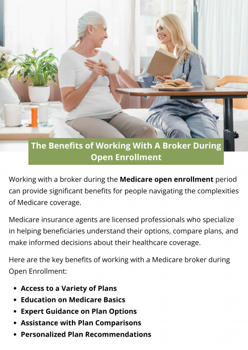 Working with a broker during Medicare open enrollment offers personalized guidance and expertise. Brokers help navigate health insurance options, compare plans, and identify coverage that aligns with individual needs. They simplify the process, saving time and ensuring informed decisions. To know more visit here https://www.capitalbluemedicare.com/wps/portal/capm/home/enroll
