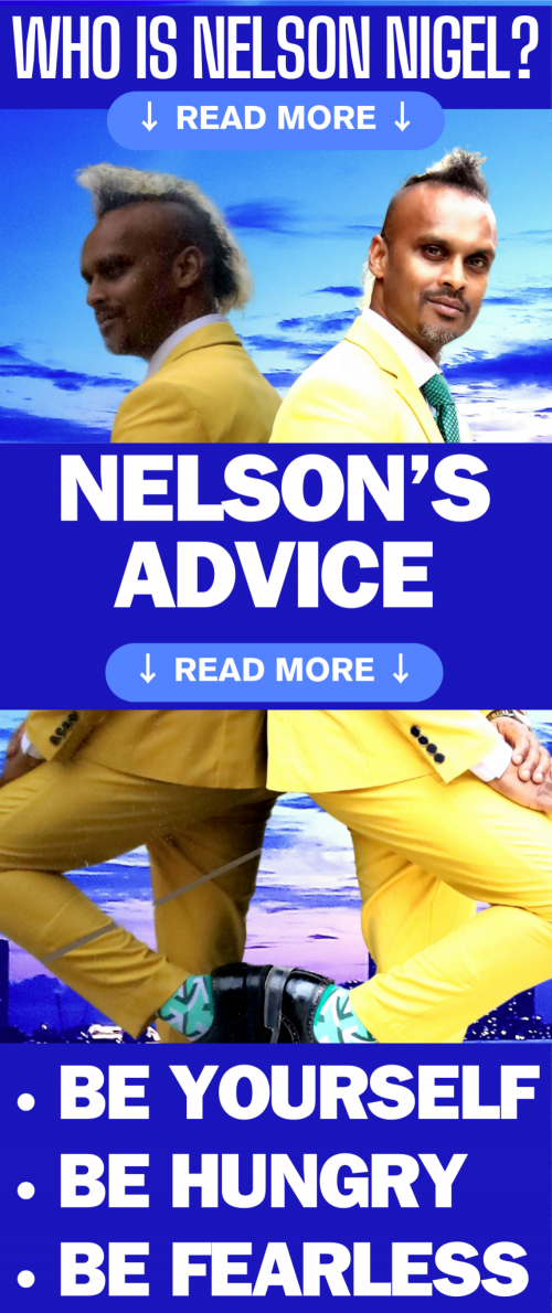 https://www.nelsonnigel.com/

Nelson is a Guyanese entrepreneur who, at 5, emigrated with his family to Queens, New York. He has lived a life of triumph and trials; his most significant moment was getting hit by a moving express subway train at age 13. Nelson miraculously survived three weeks of coma after surgeons permanently removed the top part of his forehead. Having lost all memory before that day, he has only looked forward since, unapologetically living his life aloud (as seen in Nelson's eccentric color choices with his hair and attire).

In college, Nelson studied cultural anthropology and construction management and loved meeting the world as an NYC yellow taxicab and Uber driver. Nelson started Kidmoto in 2016 with a dream, $600 to his name, and a relentless passion to succeed. He worked hard to grow Kidmoto to 52 cities across the US. He started MOTO NATION in 2023 as the leading brand behind new companies, BUSMOTO and BABYMOTO. Nelson is A natural-born hustler, survivor, and fighter who continues to innovate.