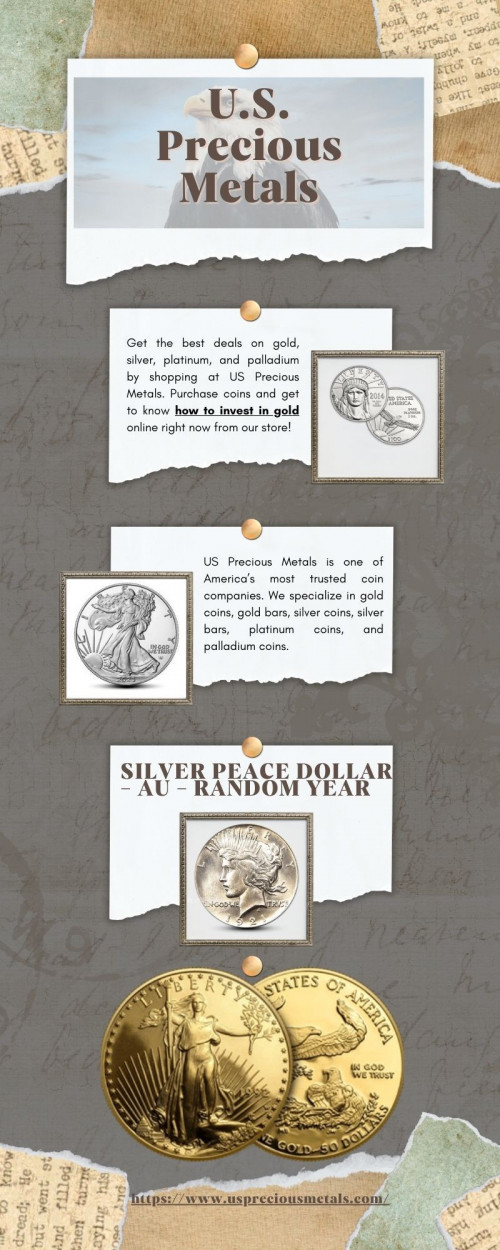 Delve into the world of gold investment with this comprehensive infographic tailored for U.S. investors. Explore key strategies, market insights, and practical tips on how to invest in gold and navigate the nuances of precious metals. From understanding the factors influencing gold prices to selecting the right investment vehicles, this guide equips you with the knowledge needed to make informed decisions and maximize your potential returns in the dynamic gold market. Visit us at -https://www.uspreciousmetals.com/blog/post/gold-as-a-solid-investment