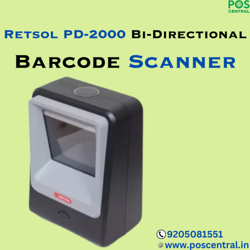 The Retsol PD-2000 2D Presentation Barcode Scanner offers seamless scanning for various barcode types, enhancing efficiency in retail and hospitality settings. With its ergonomic design and hands-free presentation mode, it ensures ease of use and comfort for users during prolonged scanning tasks. Equipped with advanced 2D imaging technology, it accurately captures barcodes from smartphones, tablets, and printed materials with swift precision. Experience streamlined operations and improved customer service with the Retsol PD-2000 Barcode scanner, available at POS Central—a trusted provider of innovative business solutions. Visit https://www.poscentral.in/retsol-pd-2000-presentation-barcode-scanner.html