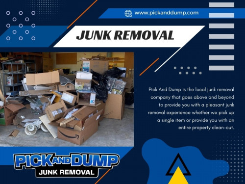 Preparing for junk removal doesn't have to be a daunting task. By following these simple steps and enlisting the help of a professional Junk Removal Imperial Beach company, you can streamline your space like a pro and reclaim your peace of mind. So tackle that clutter and enjoy a cleaner, more organized home today!

Official Website: https://www.pickanddump.com

Pick and Dump Junk Removal
Address: 333 Palm Ave, Chula Vista, CA 91911, United States
Phone: 619-552-2885

Google Map URL: https://maps.app.goo.gl/GXivuWLvMi7ATkoDA

Our Profile: https://gifyu.com/pickanddump

More Photos:

https://is.gd/vllhTh
https://is.gd/Rgrb5J
https://is.gd/si3xGW
https://is.gd/gcT7rW