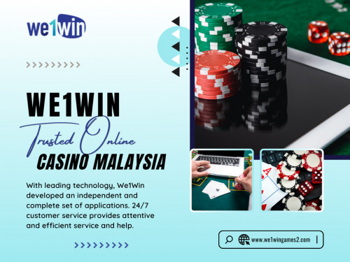 In the digital age, We1Win Trusted Online Casino Malaysia has become a popular pastime for many, offering the excitement of traditional casinos from the comfort of one's own home. 

Official Website : https://www.we1wingames2.com

Our Profile : https://gifyu.com/we1wingames2

More Photos:

https://tinyurl.com/27s9ujoj
https://tinyurl.com/24wzej3e
https://tinyurl.com/24zrobmu
https://tinyurl.com/22g877lb