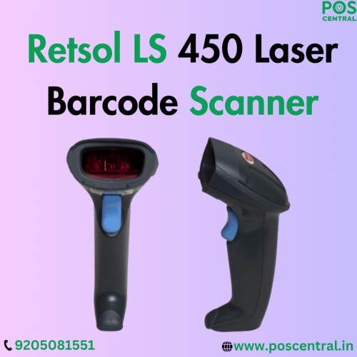 The Retsol LS-450 1D Laser Barcode Scanner is a reliable tool for businesses needing quick and accurate barcode scanning. With its 1D laser technology, it swiftly captures barcodes, ensuring efficiency at checkout counters or inventory management. Its ergonomic design makes it comfortable to hold for extended periods, reducing user fatigue. Compatible with various interfaces, including USB and RS232, it seamlessly integrates with existing systems. Find Retsol LS450 Handheld Laser Barcode Scanner at POS Central India for streamlined business processes. Visit https://www.poscentral.in/retsol-ls-450-1d-laser-barcode-scanner.html