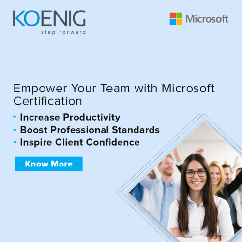 LEarn microsoft skills with Koenig