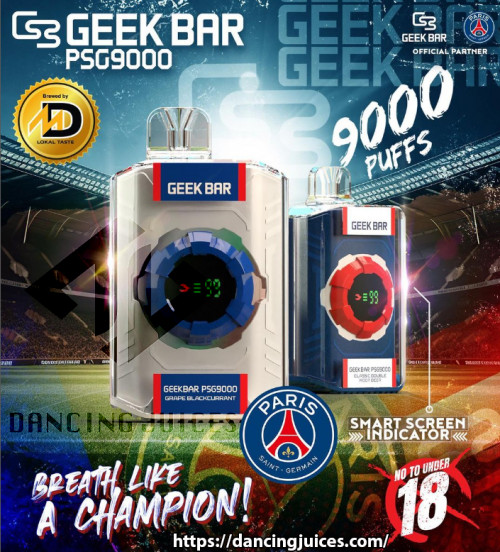 GEEK BAR PSG9000 Puffs Phone: 0971.829.269
Link sản phẩm: https://dancingjuices.com/geek-bar-psg9000-pod-1-lan-dung-chinh-hang/
GEEK BAR PSG9000 - Phiên Bản Sôi Động Cùng PSG Với Thiết Kế Thể Thao Ấn Tượng
Dòng pod dành riêng cho những tín đồ đam mê môn thể thao vua nói chung và đội bóng nổi tiếng PSG nói riêng, lấy cảm hứng từ những chiến binh PSG trên sân cỏ, một cỗ máy mang phong cách thể thao sành điệu và được chế tạo với công nghệ cao, mang đến trải nghiệm vaping khó quên.
Tương tự như các dòng pod 1 lần dùng hiện nay. GEEK BAR PSG9000 cũng được tích hợp công nghệ mesh coil hiện đại, với cực nhiều cải tiến mới. Hơn thế nữa, với công nghệ này, khi vaping những làn khói được cho ra sẽ đậm đà, thơm ngon và tuyệt hảo hơn bao giờ hết. Nồng độ nicotine là 50mg, lượng ni cao như vậy cũng sẽ phần nào giúp anh em xua tan đi hết mệt mỏi sau những giờ làm việc căng thẳng.
https://www.google.com/maps?cid=16073557771138950785&_ga=2.30753718.864961663.1654662457-1440810753.1654662457
WEBSITE: http://dancingjuices.com
27/16/1 Nguyễn Ngọc Lộc-P14- Q10 339/39B1 Lê Văn Sỹ - P13- Q3 Hotline : 0971.829.269 (Zalo) 
#GEEKBARPSG9000 #geekbar #pod1lan #disposablepod #vape #vapeshop #vapevietnam