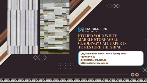 Did you etch your white marble stone wall cladding? Instead of trying to resolve it yourself, have it checked by a stone expert. Having years of skills and expertise in natural stones, they can help you the best. Well, we at Marble Pro can be the one you’re looking for. All our stonemasons are skilled and have access to the latest marble maintenance tools. Can’t find the info you were looking for? Give us a visit now: https://marblepro.com.au/.