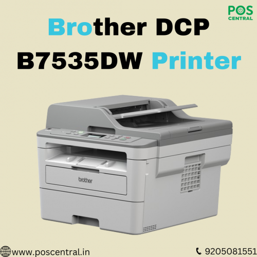 The Brother DCP B7535DW is a reliable multifunction printer ideal for small businesses. With print speeds of up to 34/36 ppm (A4/Letter) and various quality options like 600 x 600 dpi, HQ1,200 (2,400 x 600 dpi), and 1,200 x 1,200 dpi, it ensures crisp and clear documents every time. Its versatile features include printing, scanning, and copying, making it a valuable asset for office tasks. Find DCP B7535DW at POS Central India for efficient printing solutions. Visit https://www.poscentral.in/brother-printer-dcp-b7535dw.html