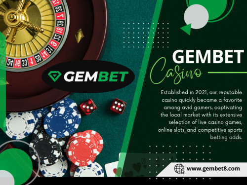 At GemBet, variety is the spice of life. Our platform boasts a diverse range of online casino games and sports betting options to suit every taste and preference. From classic table games like blackjack, poker, and roulette to cutting-edge slots featuring stunning graphics and immersive themes, there's something for everyone at GemBet. 

Official Website: https://www.gembet8.com

Our Profile: https://gifyu.com/gembet8

More Images: https://tinyurl.com/2yrjjzf5
https://tinyurl.com/22yev5lu
https://tinyurl.com/24hp5h4x
https://tinyurl.com/27llen6c