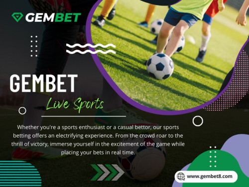 For sports enthusiasts looking to add an extra layer of excitement to the game, GemBet's sports betting platform is the perfect destination. 

Official Website: https://www.gembet8.com

Our Profile: https://gifyu.com/gembet8

More Images: http://gg.gg/19trvm
http://gg.gg/19trvl
http://gg.gg/19trvj
http://gg.gg/19trvk