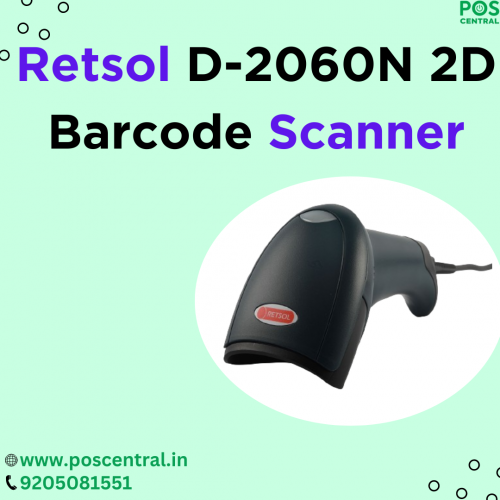 Experience seamless scanning with the Retsol D-2060N. Boasting 640 x 480 pixels, its high-resolution image capture ensures precise data collection. With a 40° horizontal and 32° vertical field of view, no code escapes its detection. Its ergonomic and sleek design ensures comfortable handling for prolonged use. Enhance your business efficiency with this versatile scanner. Find the Retsol D-2060N Handheld 2D Scanner at POS Central India for all your scanning needs. Visit https://www.poscentral.in/retsol-d-2060n-handheld-2d-scanner.html