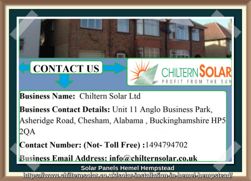 Professional solar panel proofing services in Hemel Hempstead Chiltern Solar Ltd are an independently run business specializing in the design,  https://rb.gy/lhboso