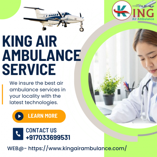 The team of King Air Ambulance Service in Chennai is committed to ensuring the well-being of patients during the evacuation process, thereby maintaining their stable health.
Contact us- +917033699531
Web@- https://tinyurl.com/5enuust7