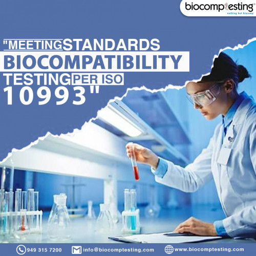 'Meeting Standards Biocompatibility Testing per ISO 10993' copy