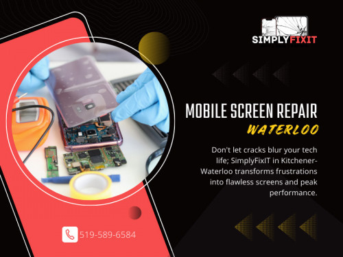 Pay attention to the level of customer service provided by the mobile screen repair Waterloo service. Friendly and knowledgeable staff who are willing to address your concerns and answer your questions can make the repair process much smoother and more pleasant. Choose a repair shop that prioritizes customer satisfaction and strives to provide excellent service.

Official Website : https://www.simplyfixit.ca

Click here for more information: https://www.simplyfixit.ca/waterloo

SimplyFixIT - Phone & Laptop - Kitchener - Waterloo
Address: 75 King St S, Waterloo, ON N2J 1P2, Canada
Phone: +15195896584

Find us on Google Maps: https://maps.app.goo.gl/BBFiMGxusJui9zLu7

Our Profile: https://gifyu.com/simplyfixit

More Images:
https://rcut.in/3HVy6Iph
https://rcut.in/t4Y14Xlp
https://rcut.in/TSiXtccn