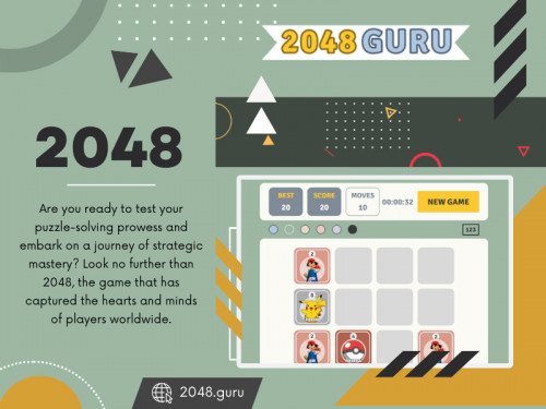 With its engaging gameplay, endless challenges, accessibility, cognitive benefits, vibrant community, and commitment to evolution, 2048Guru stands head and shoulders above the rest as the ultimate brain-teasing online game. Whether you're looking to test your wits, sharpen your mind, or have fun, 2048 Guru offers an experience like no other. 

Official Website: https://2048.guru/

Our Profile: https://gifyu.com/2048guru

More Photos:

https://tinyurl.com/25c4adl7
https://tinyurl.com/29x5fknw
https://tinyurl.com/22sr3264
https://tinyurl.com/29habloc