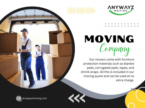 Moving can be a chaotic and stressful experience, but it doesn't have to be. If you are looking for Best Moving Company Near Me who can help you with all your moving needs, look no further than Anywayz Moving. 
We understand the challenges and emotions that come with relocating, which is why we're dedicated to providing a seamless and calming moving experience for our clients. 

Our Official Website: https://anywayzmoving.com/

Click Here For More Information : https://anywayzmoving.com/los-angeles-movers

Anywayz Moving
Address:		5877 San Vicente Blvd.Suite # 111 Los Angeles California 90019 United States
Phone Number:		818-293-8294
Email:			info@anywayzmoving.com
		
Find Us On Google Map:	https://g.co/kgs/BzgHaHs

Our Profile: https://gifyu.com/anywayzmoving

See More Images: 
https://tinyurl.com/2bxwqulg
https://tinyurl.com/234belsn
https://tinyurl.com/28vd9qju
https://tinyurl.com/23vps3mo